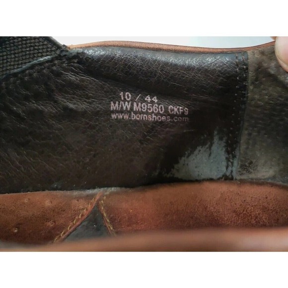 Born Hand Crafted Footwear Loafers Slip On Men Brown Leather10/44 M/W M9560 CKF9 - Picture 5 of 16